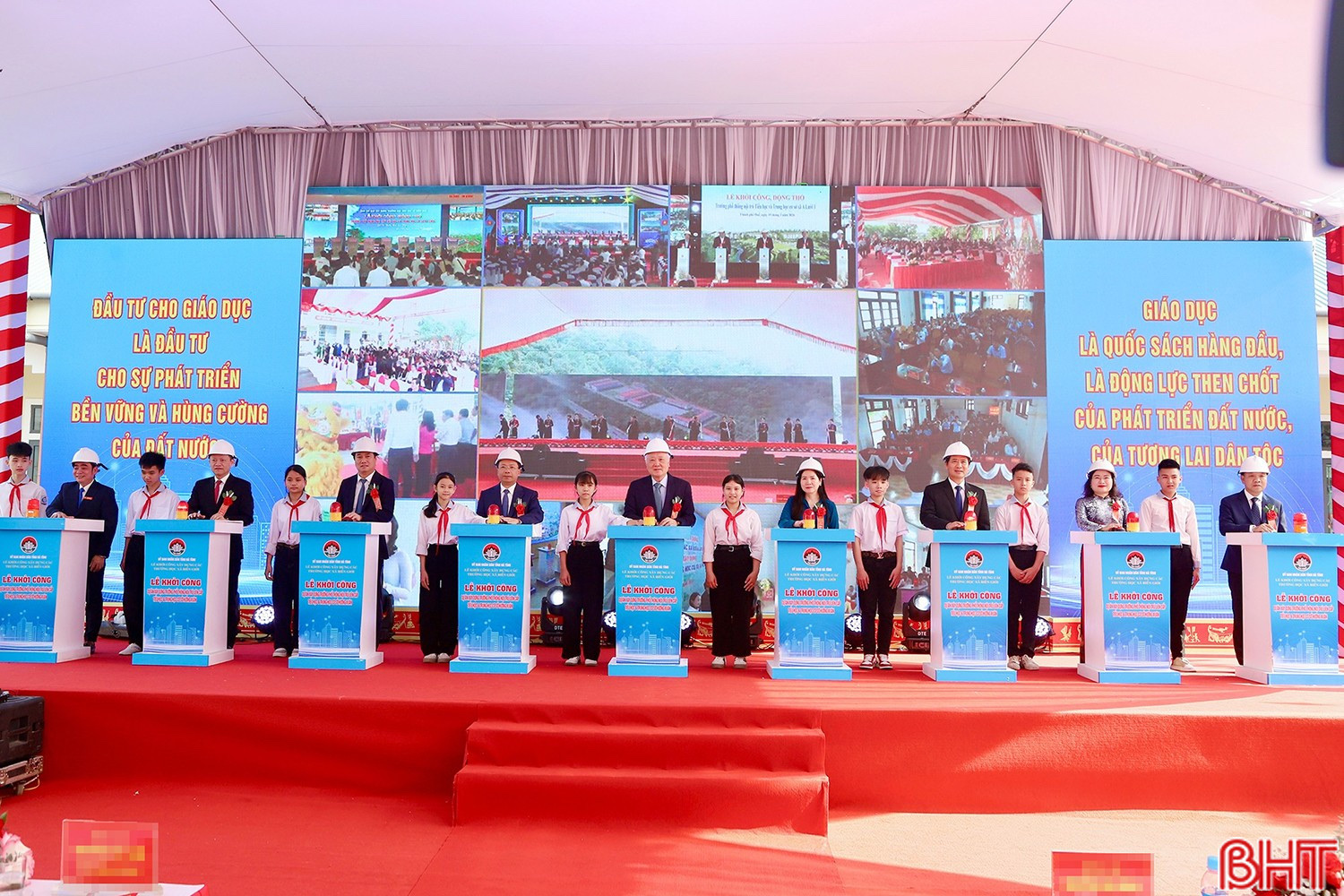 Khởi công xây dựng Trường Phổ thông nội trú liên cấp TH&THCS Hương Xuân