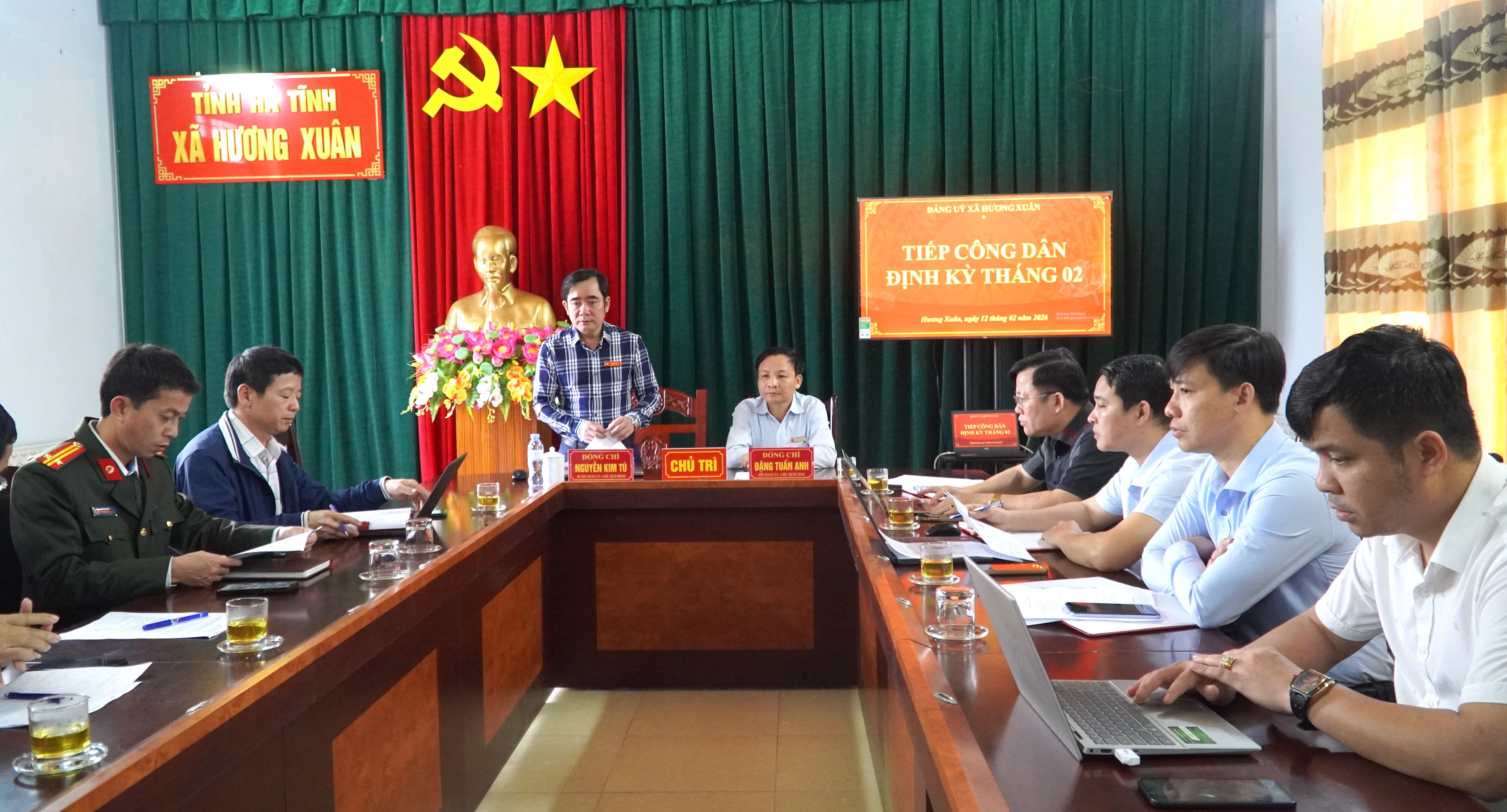 Xã Hương Xuân tổ chức tiếp công dân định kỳ tháng 02 năm 2026