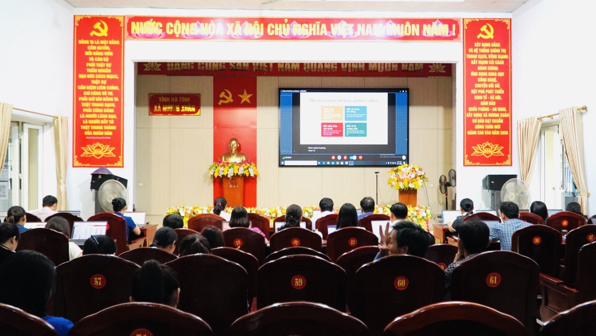 Hương Xuân tham gia Hội nghị tập huấn triển khai thủ tục hành chính của Đảng trên môi trường điện tử giai đoạn 2