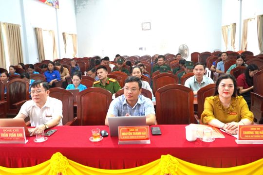 Xã Hương Xuân tổ chức Hội nghị sơ kết công tác mặt trận và các tổ chức chính trị-xã hội 9 tháng đầu năm; Triển khai nhiệm vụ 3 tháng cuối năm 2026