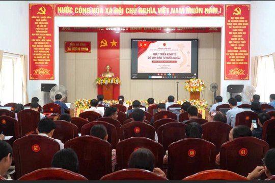 Đảng uỷ xã Hương Xuân tổ chức Hội nghị trực tuyến toàn quốc nghiên cứu, học tập, quán triệt và triển khai thực hiện nghị quyết số 10-NQ/TW của bộ chính trị
