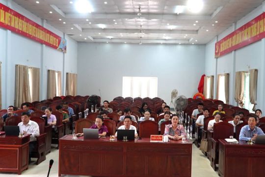 Đảng uỷ xã Hương Xuân tổ chức hội nghị báo cáo viên tháng 8 năm 2026 