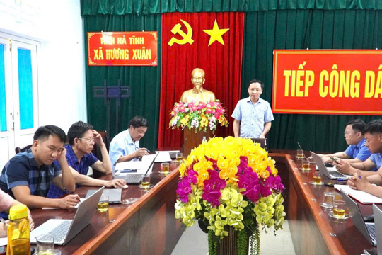 Chủ tịch UBND xã Hương Xuân chủ trì Phiên tiếp công dân định kỳ tháng 7 năm 2026