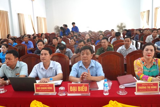 Xã Hương Xuân tổ chức hội nghị sơ kết công tác mặt trận và các tổ chức chính trị - xã hội 6 tháng đầu năm; Triển khai nhiệm vụ 6 tháng cuối năm 2026