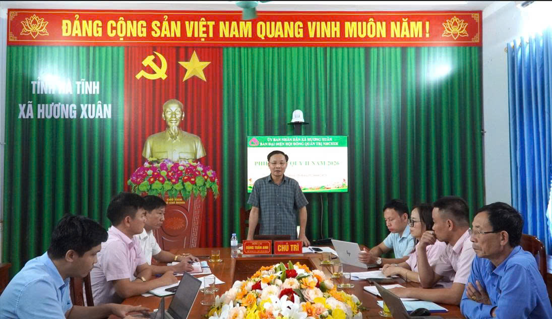 HƯƠNG XUÂN: Đánh giá kết quả hoạt động tín dụng chính sách xã hội quý II, triển khai nhiệm vụ quý III năm 2026