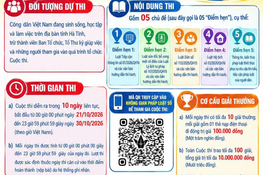Xã Hương Xuân phát động hưởng ứng Cuộc thi trực tuyến “Điểm hẹn pháp luật” năm 2026
