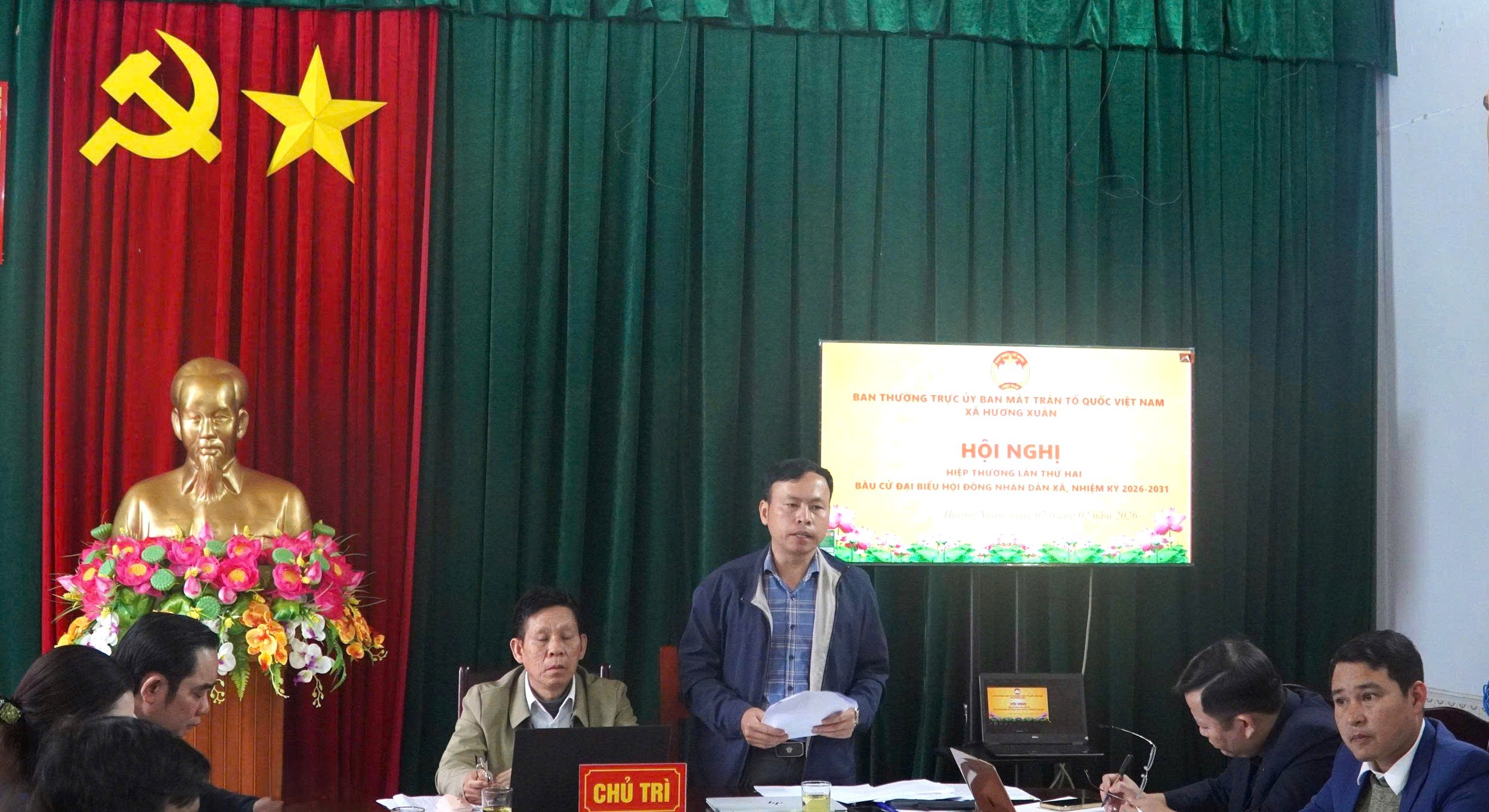 Hội nghị hiệp thương lần thứ hai bầu cử đại biểu hội đồng nhân dân xã, nhiệm kỳ 2026-2031. 