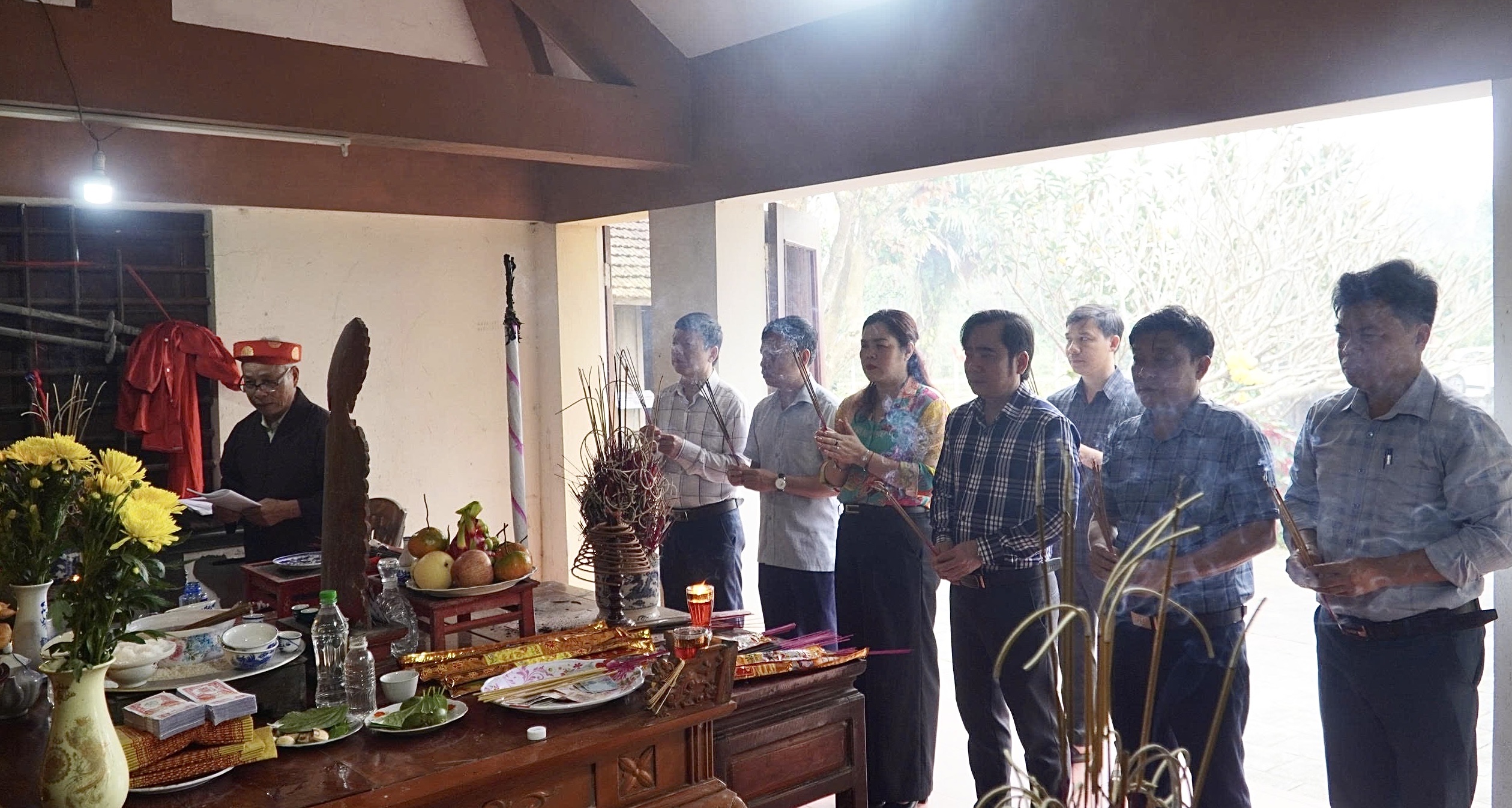  Xã Hương Xuân tổ chức lễ dâng hương tại Đền Nhạ Sơn nhân dịp Rằm tháng Giêng năm Bính Ngọ 2026 